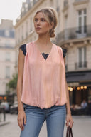 MIMI LACE TRIM BUBBLE TOP