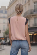 MIMI LACE TRIM BUBBLE TOP