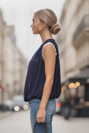 MIMI LACE TRIM BUBBLE TOP