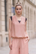 MIMI LACE TRIM BUBBLE TOP