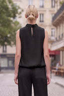 LILY WEAVE GAUZE BUBBLE TOP