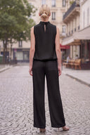 LILY WEAVE GAUZE BUBBLE TOP