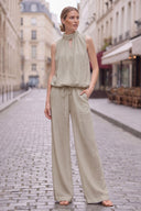 LILY WEAVE GAUZE BUBBLE TOP