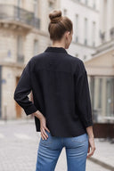 SIENNA FRONT RUFFLE BLOUSE