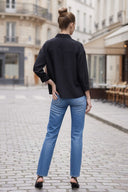 SIENNA FRONT RUFFLE BLOUSE