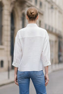 SIENNA FRONT RUFFLE BLOUSE
