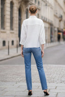 SIENNA FRONT RUFFLE BLOUSE