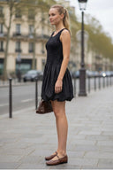 MILA CRINKLE BUBBLE DRESS