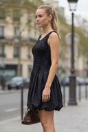 MILA CRINKLE BUBBLE DRESS