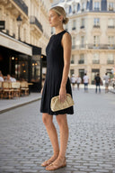 SCULPTED DART DRESS