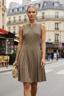 SCULPTED DART DRESS