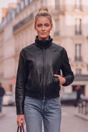 ROXIE MOTO ZIP UP JACKET