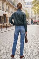 ROXIE MOTO ZIP UP JACKET