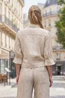 MOLLY  3/4 SLEEVE ZIP UP JACKET