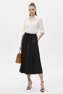 A-LINE Midi Skirt