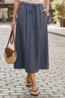 A-LINE Midi Skirt