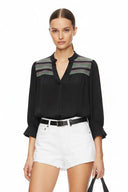 Multi-Color Yoke Embroidered Blouse