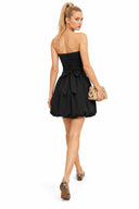 Tube Bubble Dress with Twisted Rope Belt