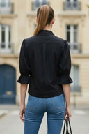 3/4 Sleeve Zip Up Jacket