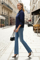 3/4 Sleeve Zip Up Jacket