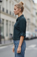 3/4 Sleeve Zip Up Jacket