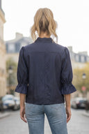 3/4 Sleeve Zip Up Jacket