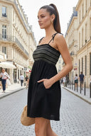 MULTI SMOCKING DETAIL ROMPER