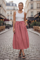 ALEXA TULIP MIDI SKIRT