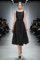 Belt Detail Midi Dress