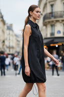 Zip Up Front Adjustable Bottom Dress