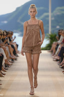 EMBROIDERED WAVE SHORTS