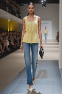 FULL & ZIP PEPLUM TOP