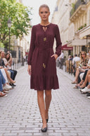 LANA BRAIDED GOLD BEAD DRESS