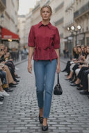 ELLA CRYSTAL ADJUSTABLE STRAP SHIRT