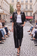 CELINE ALLIGATOR BARREL PANTS