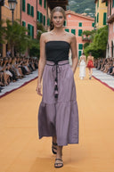 LILA BELLE TUBE MAXI DRESS WITH BELT