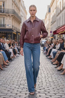STELLA  FAUX LEATHER JACKET