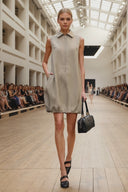 Zip Up Front Adjustable Bottom Dress