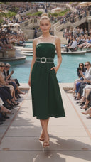 VIVIENNE MIDI DRESS WITH BELT