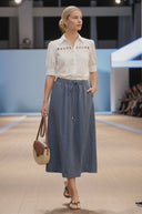 A-LINE Midi Skirt