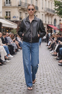 STELLA  FAUX LEATHER JACKET